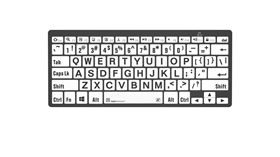 LargePrint  – PC Bluetooth Mini Keyboard (Logickeyboard)